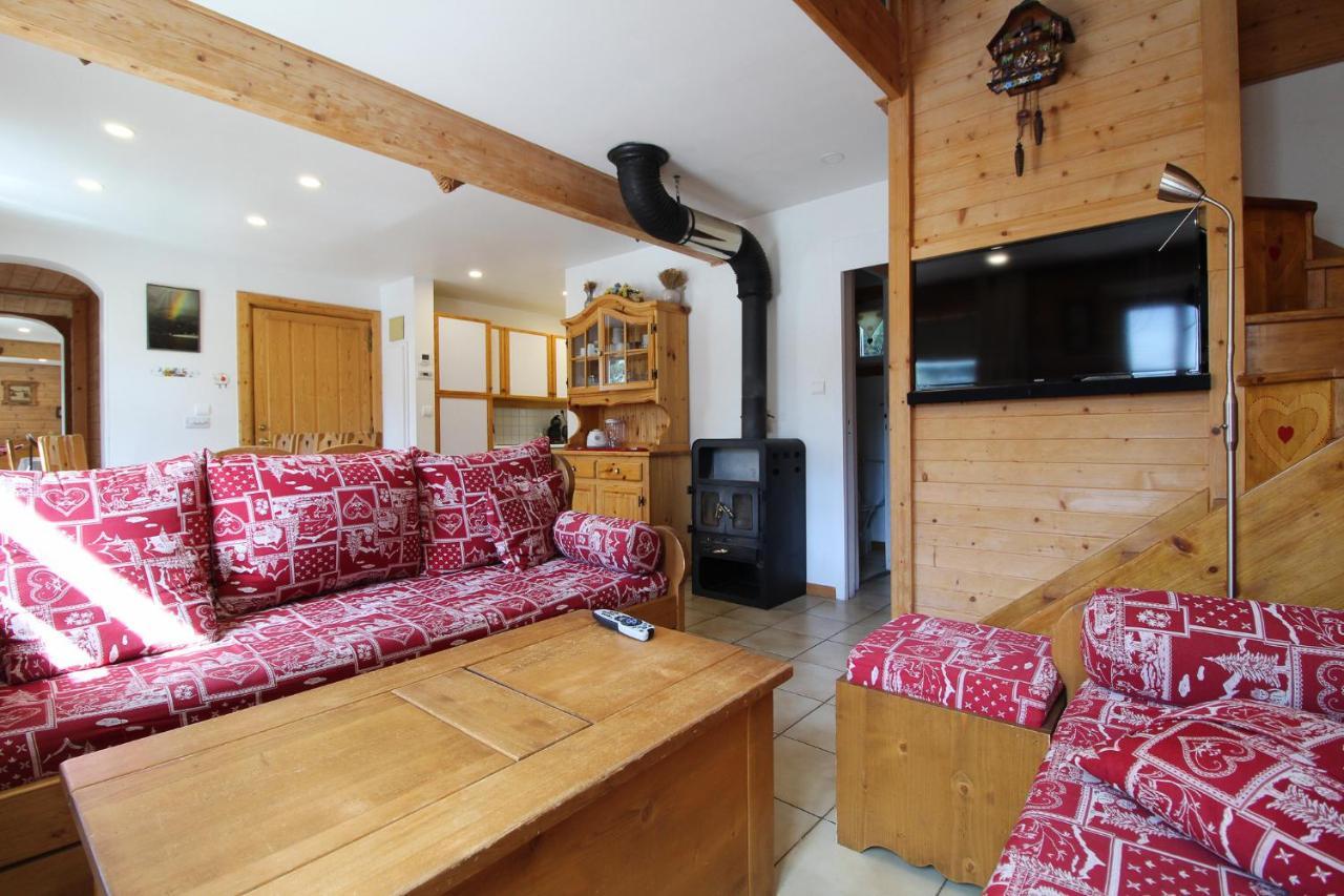 Charming 4-Bed Chalet, Mountain Views, Double Garage, Ev Point Villa Flaine Luaran gambar