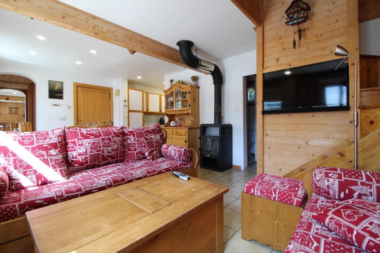 Charming 4-Bed Chalet, Mountain Views, Double Garage, Ev Point Villa Flaine Luaran gambar